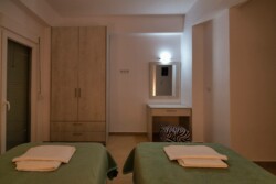 Irini apartments, the bedroom of the first floor